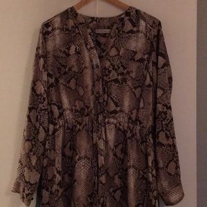 Banana republic leopard dress